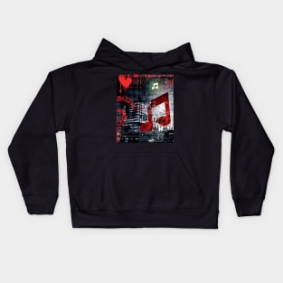 Grunge Music Kids Hoodie